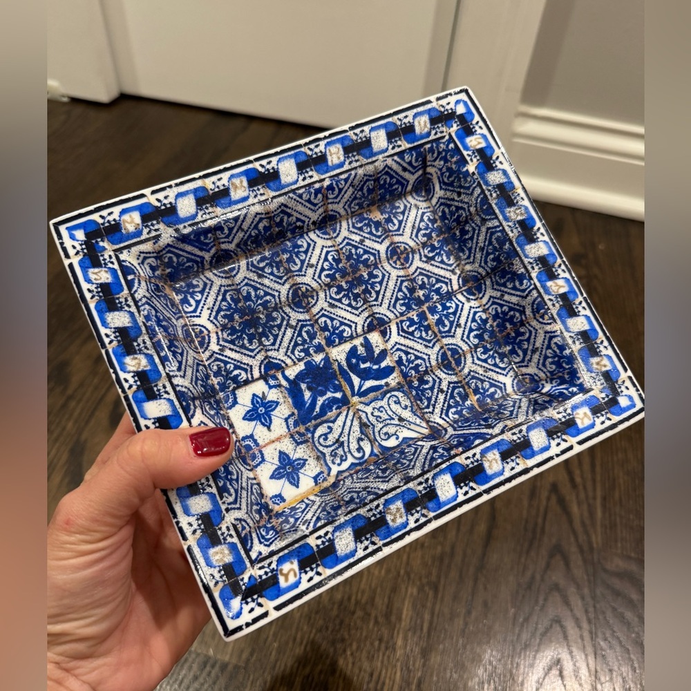 Fabienne Jouvin Paris Trinket Dish Parisian Ceramic Dish